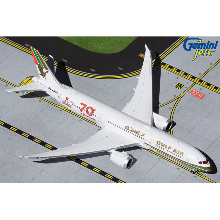 Gulf Air Boeing 787-9 “70th Anniversary” (retro livery) 1:400