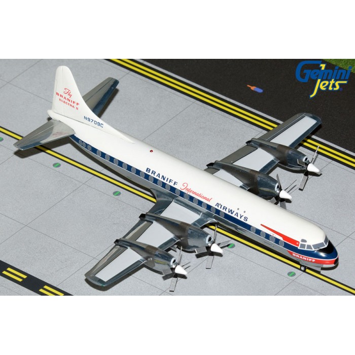 布蘭尼夫國際航空 Braniff International Airways Lockheed L-188 Electra 1:200
