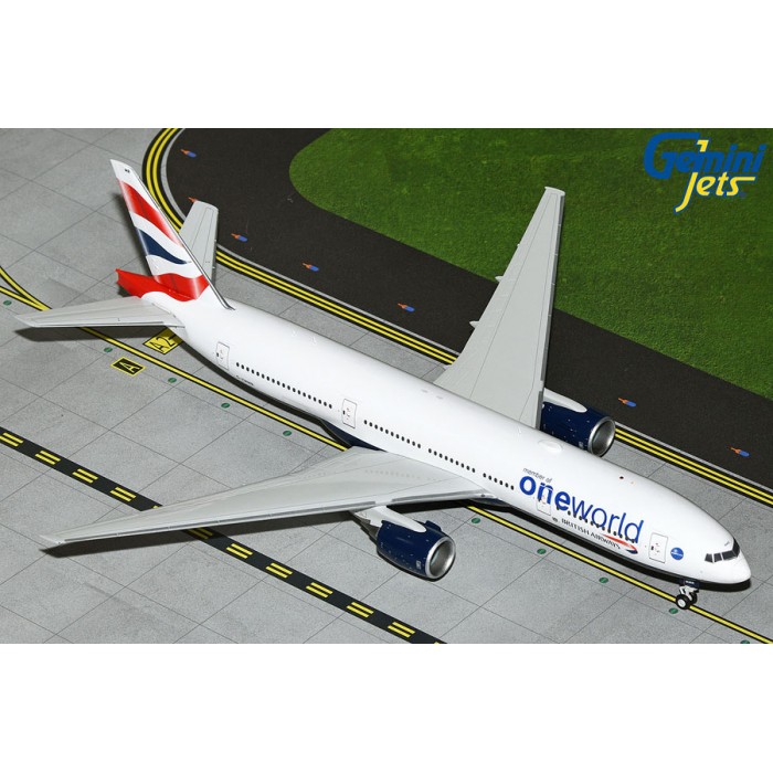 英國航空 British Airways Boeing 777-200ER 'Oneworld Livery' 1:200