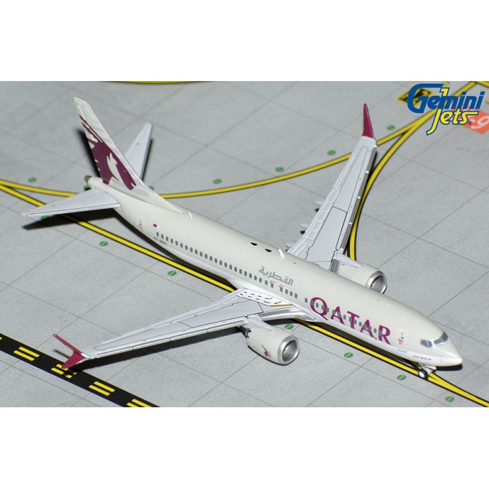 卡達航空 Qatar Airways Boeing 737 MAX 8 1:400