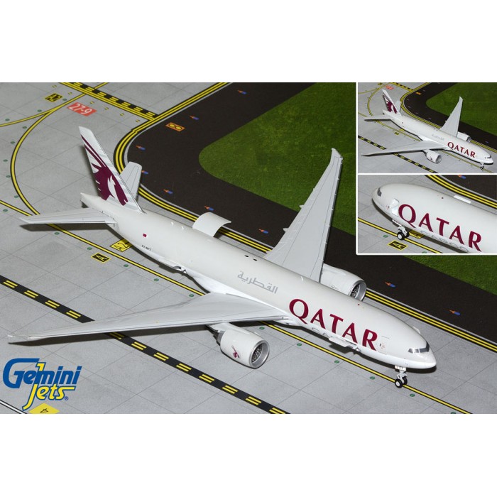 卡達航空 Qatar Airways Boeing 777-200LRF 'Interactive Series' 1:200