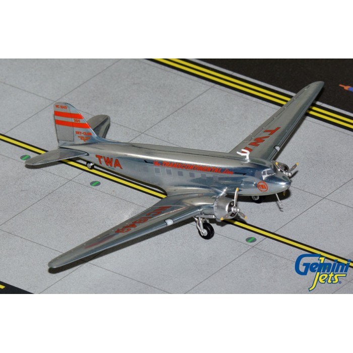 環球航空 Trans World Airlines (TWA) DC-3 1:200