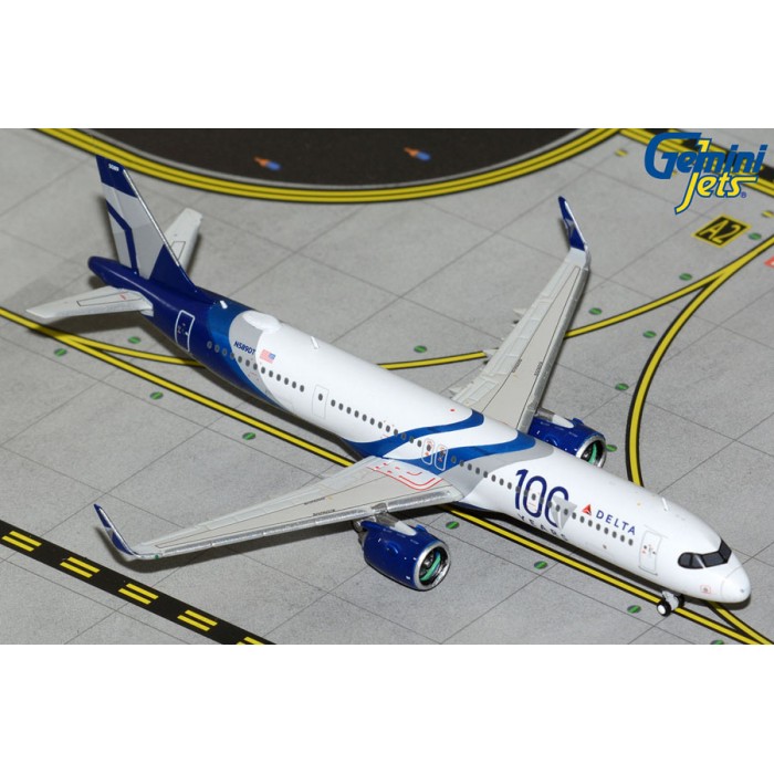 達美航空 Delta Airlines Airbus A321neo '100 Years' 1:400