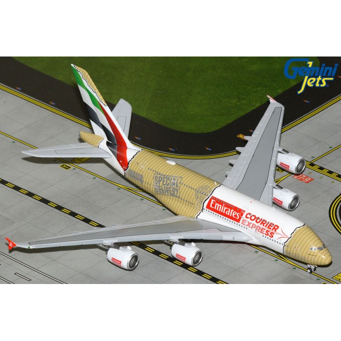 阿聯酋航空 Emirates Courier Express Airbus A380-800 1:400