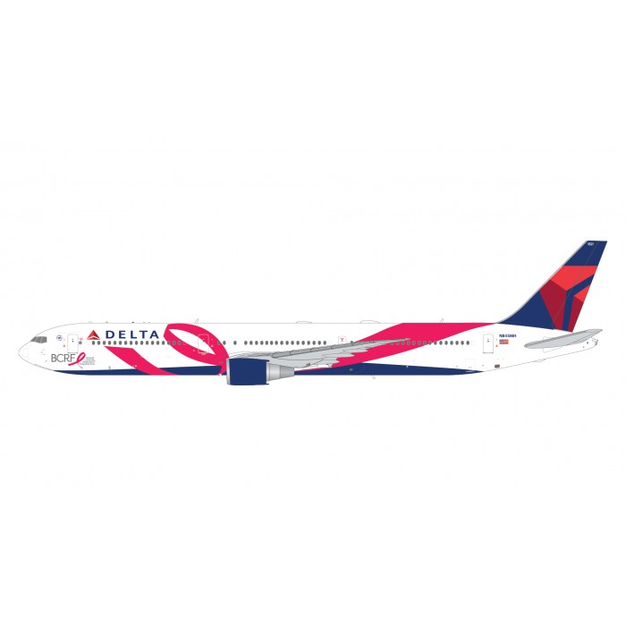 Delta Airlines Boeing 767-400ER 'BCRF' breast cancer red ribbon 1:200