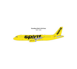 精神航空 Spirit Airlines Airbus A320-200 'final revenue flight' 1:400