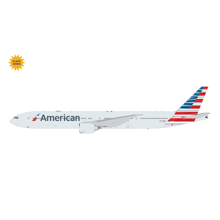 美國航空 American Airlines Boeing 777-300ER (Flaps-down version) 1:200