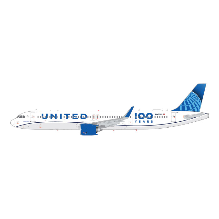 聯合航空 United Airlines Airbus A321neo '100 Years' 1:200
