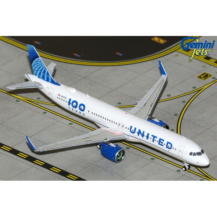 聯合航空 United Airlines Airbus A321neo '100 Years' 1:400