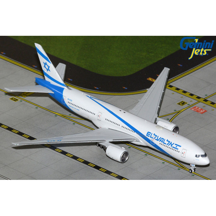以色列航空 El Al Israel Airlines Boeing 777-200ER 'new livery' 1:400