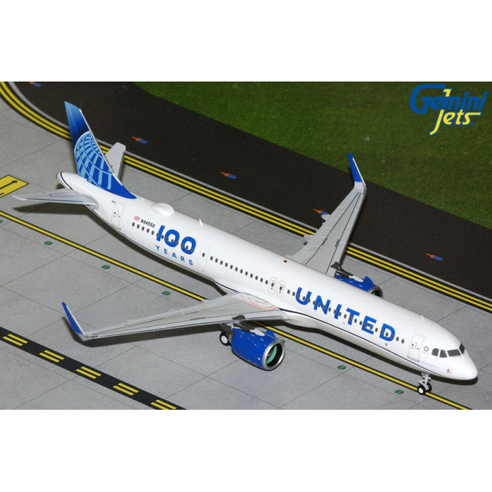 聯合航空 United Airlines Airbus A321neo '100 Years' 1:200